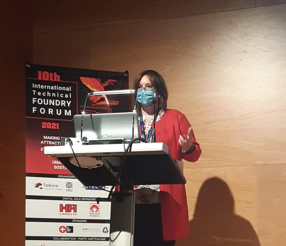 X International Technical Foundry Forum: "From waste to raw material: innovation and valorization in Aluminum and Refractory" conference by Idoia Ibarretxe and Hector Trigueros