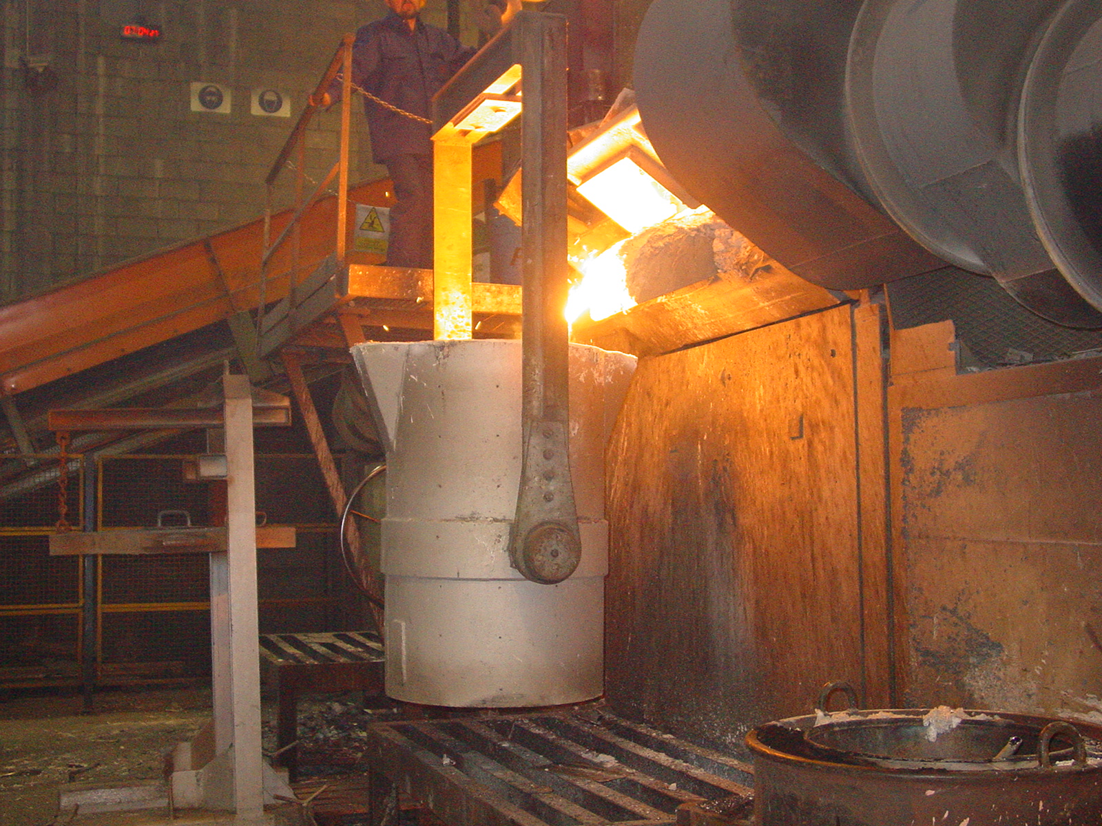 FAST ON 90: Test on a 1,2 ton steel ladle